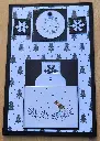 CARTE noire et blanche + ENVELOPPPE