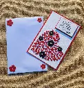 CARTE "Mon amour" + ENVELOPPE