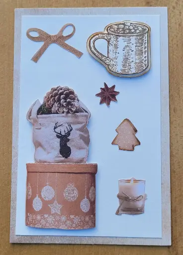 CARTE Boîte cadeau + ENVELOPPPE